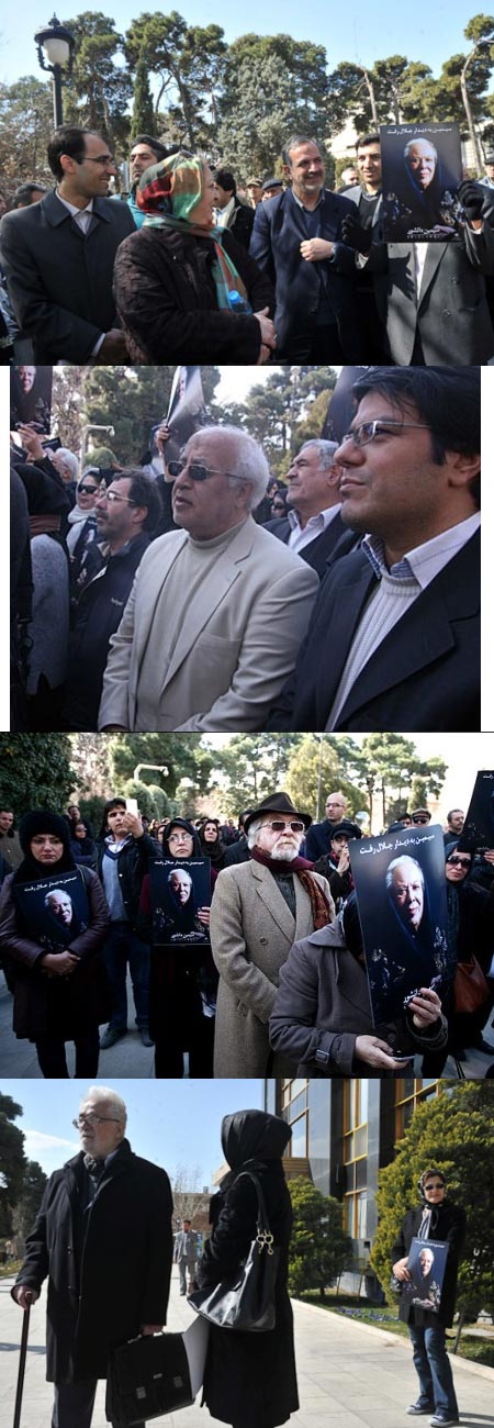 مراسم تشییع سیمین دانشور - گزارش تصویری